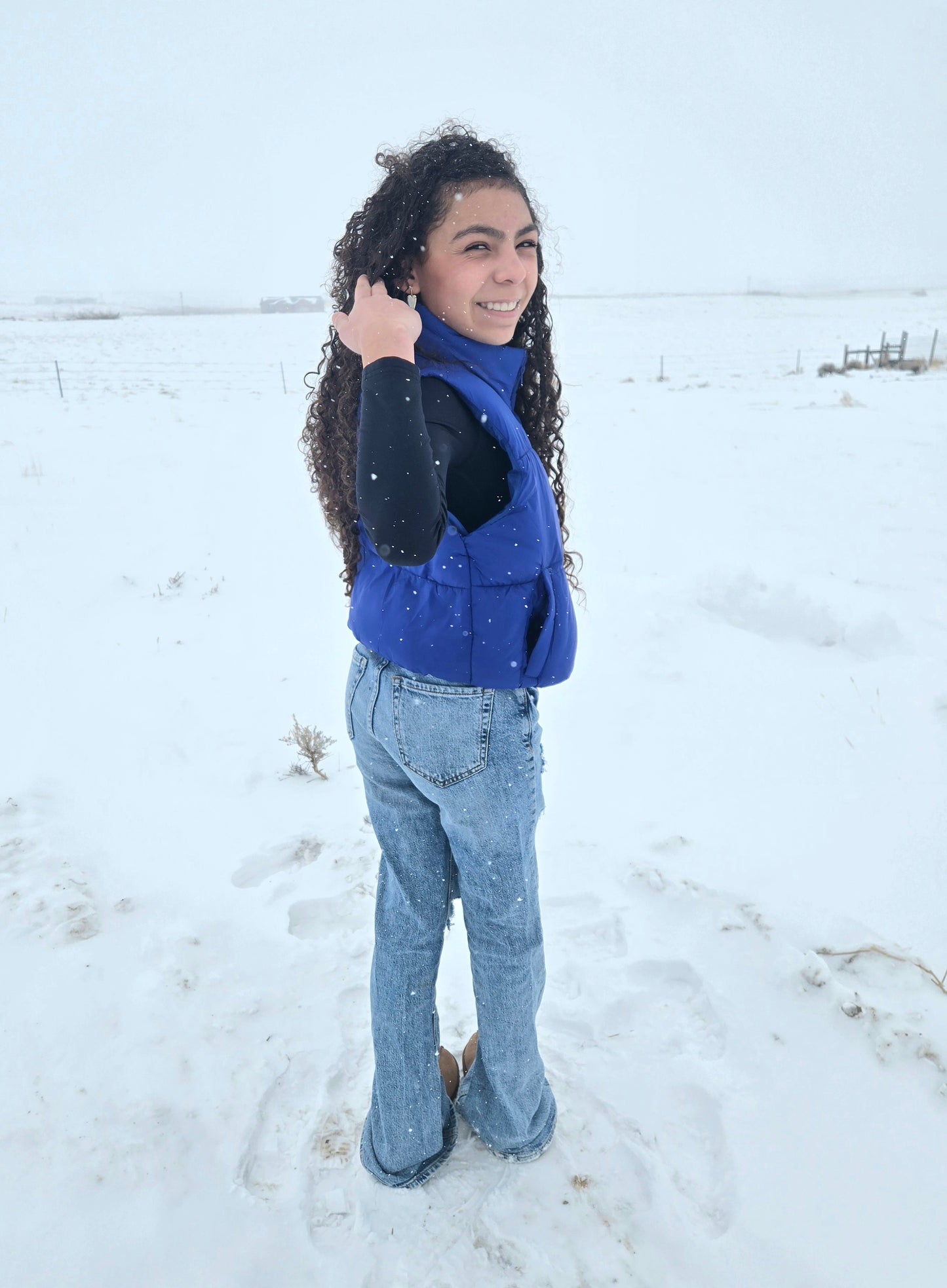Cobalt Puffer Vest