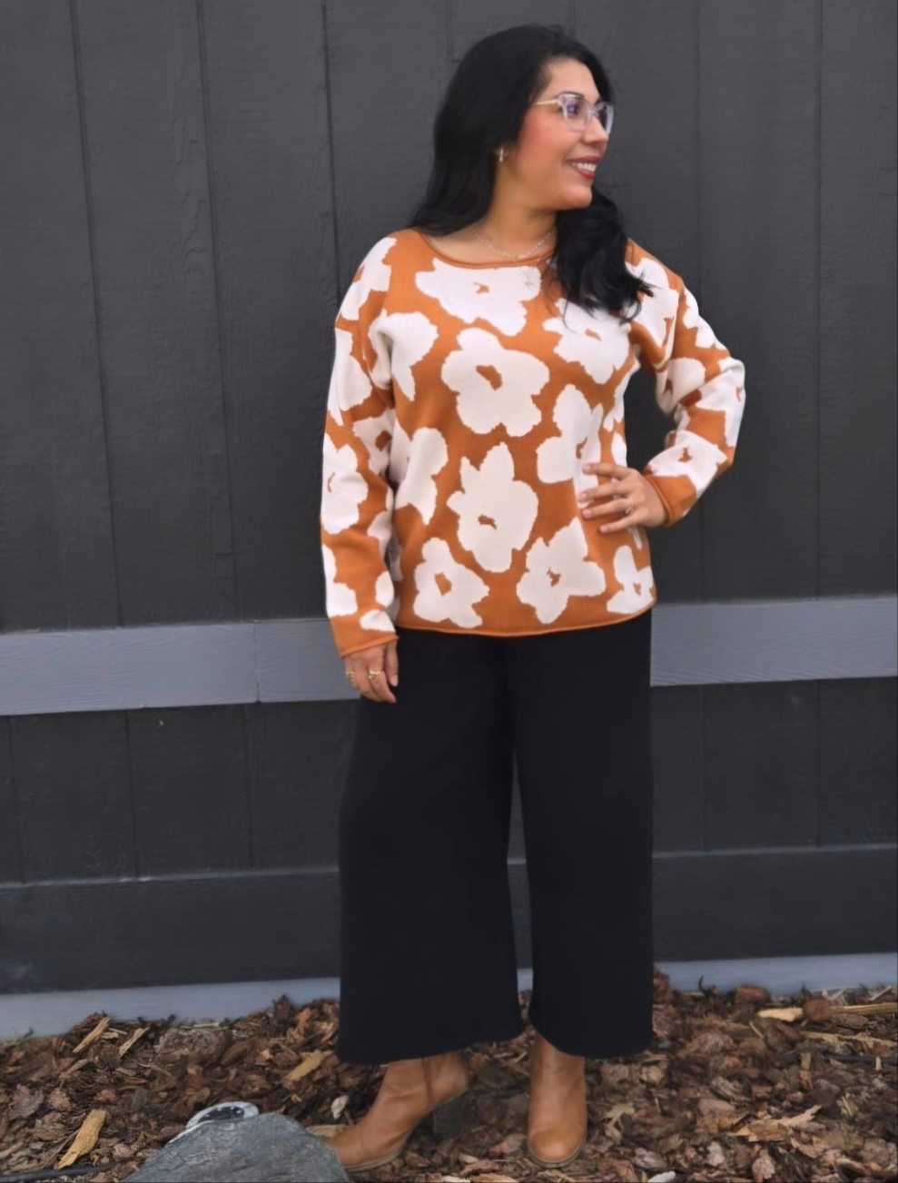 Boozie Floral Sweater