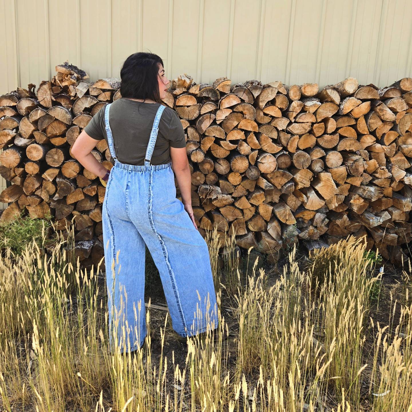 Denim Overalls