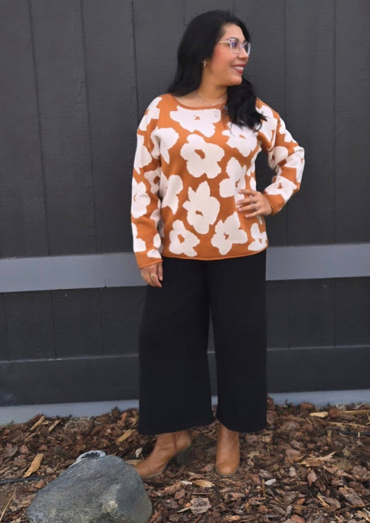 Boozie Floral Sweater