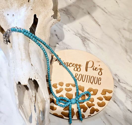 BowChic Turquoise Necklace