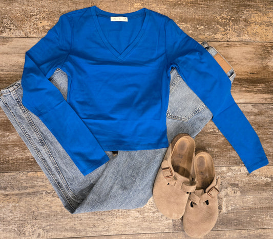 Cobalt Blouse